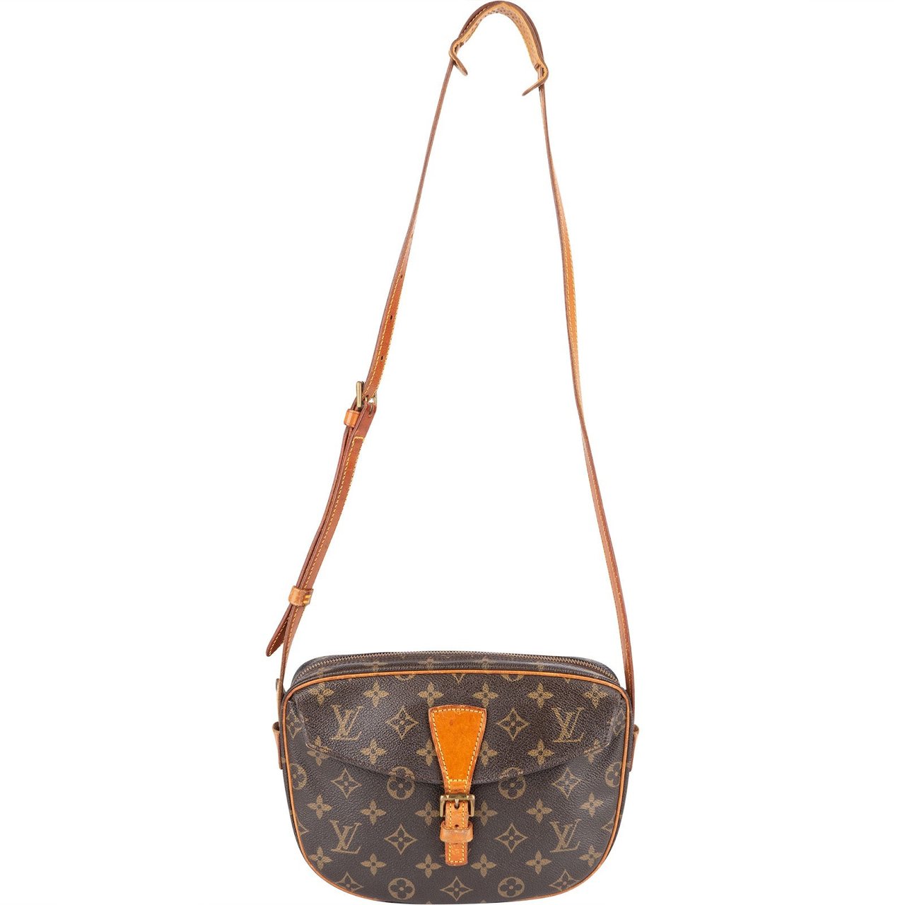 Louis Vuitton Louis Vuitton Monogram Canvas Jeune Fille MM Crossbody Bag Bruin