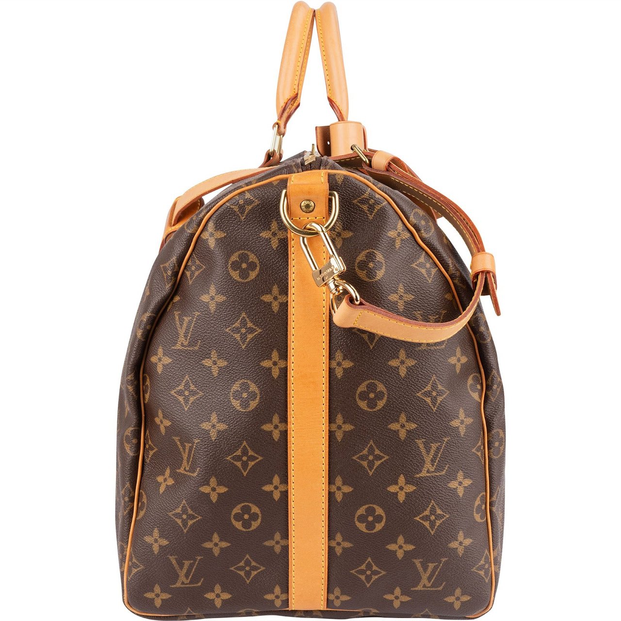 Louis Vuitton Louis Vuitton Monogram Canvas Keepall 55 Bandoulière Travel Bag Bruin