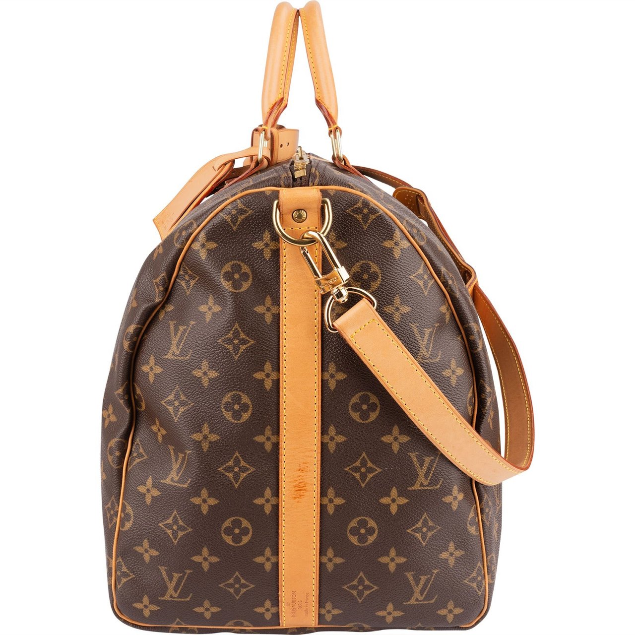 Louis Vuitton Louis Vuitton Monogram Canvas Keepall 55 Bandoulière Travel Bag Bruin