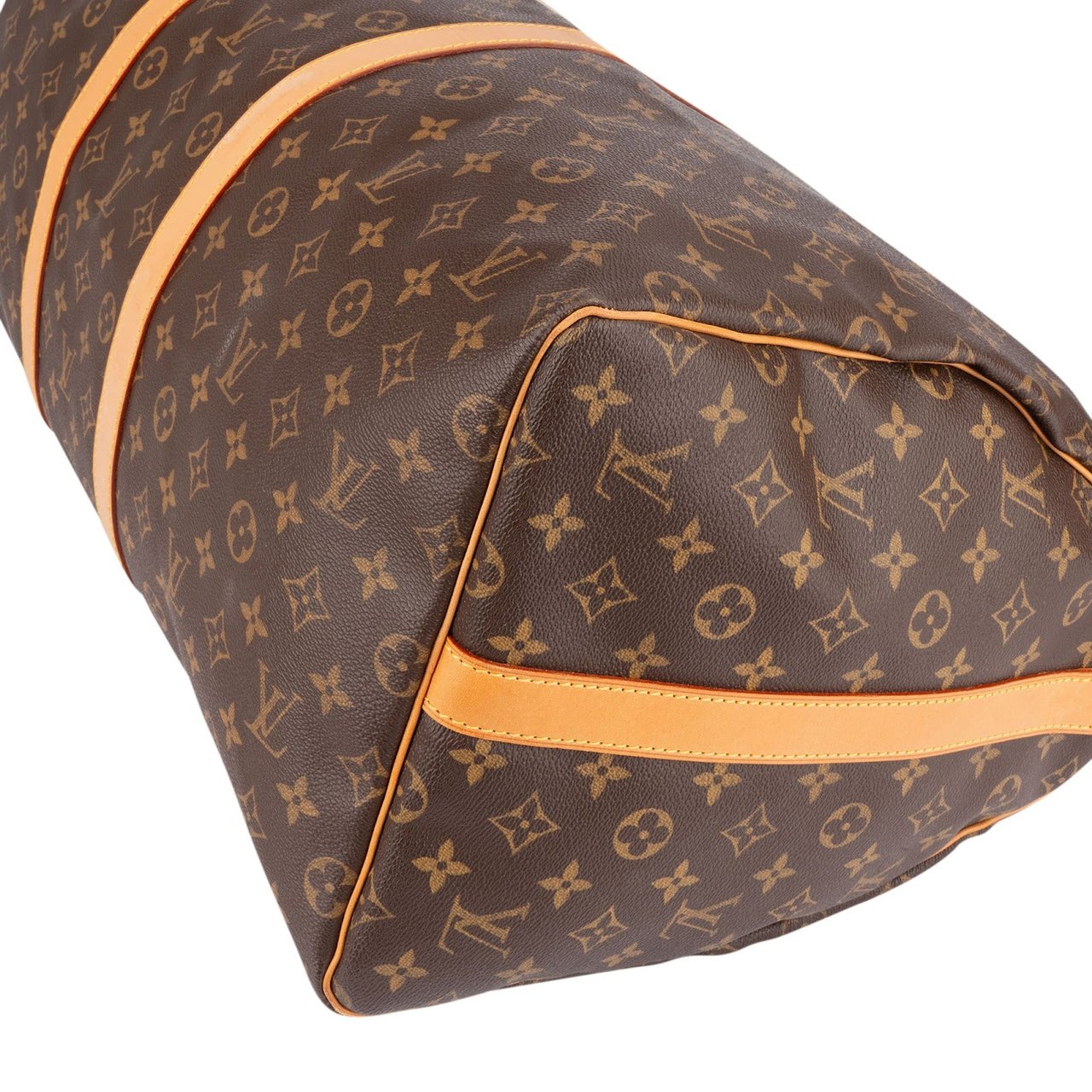 Louis Vuitton Louis Vuitton Monogram Canvas Keepall 55 Bandoulière Travel Bag Bruin