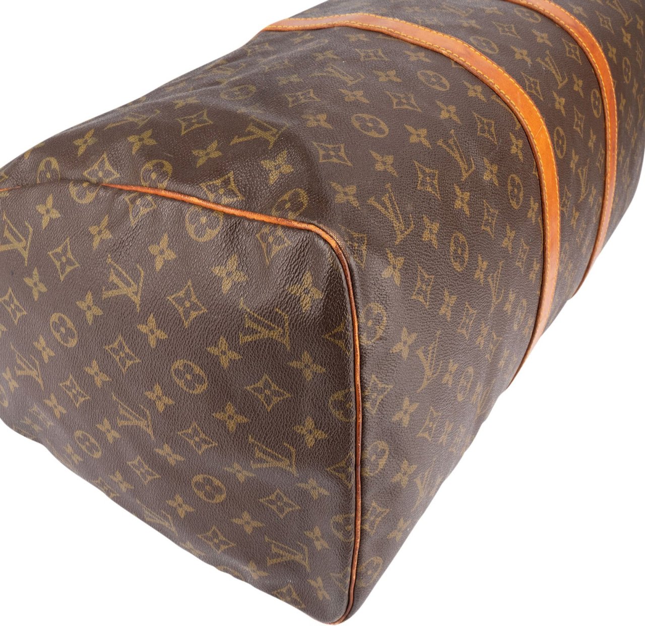 Louis Vuitton Louis Vuitton Monogram Canvas Keepall 55 Travel Bag Bruin