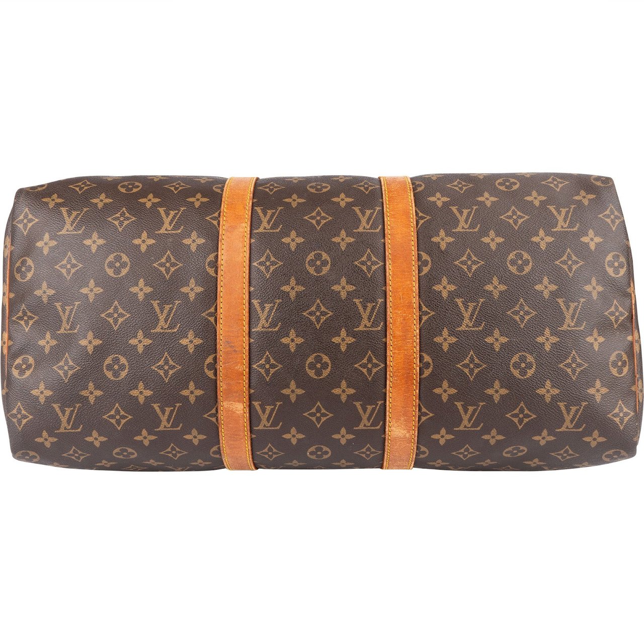 Louis Vuitton Louis Vuitton Monogram Canvas Keepall 50 Travel Bag Bruin