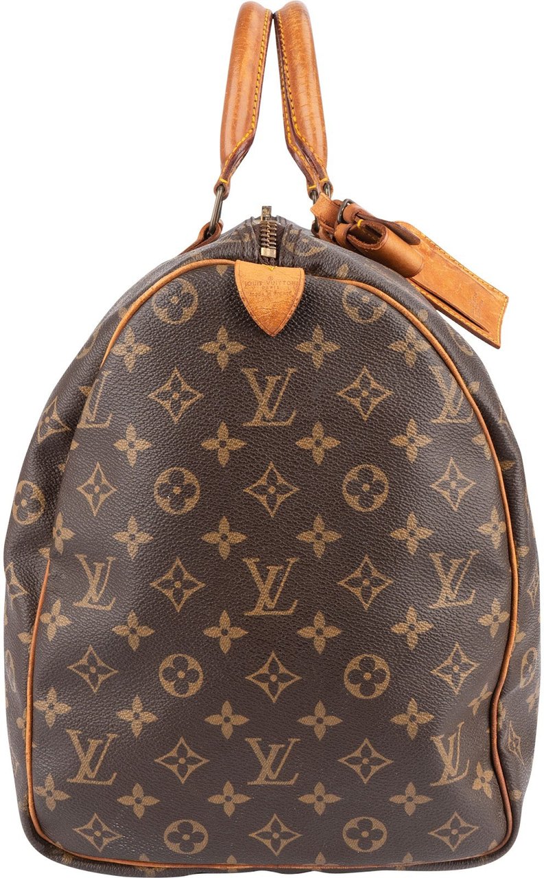 Louis Vuitton Louis Vuitton Monogram Canvas Keepall 50 Travel Bag Bruin