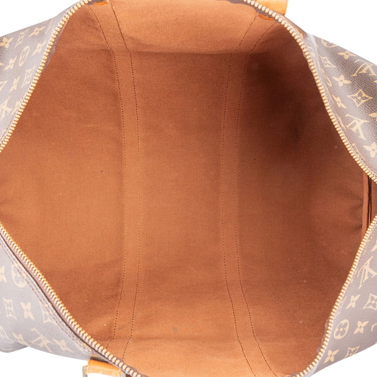 Louis Vuitton Louis Vuitton Monogram Canvas Keepall 50 Travel Bag Bruin