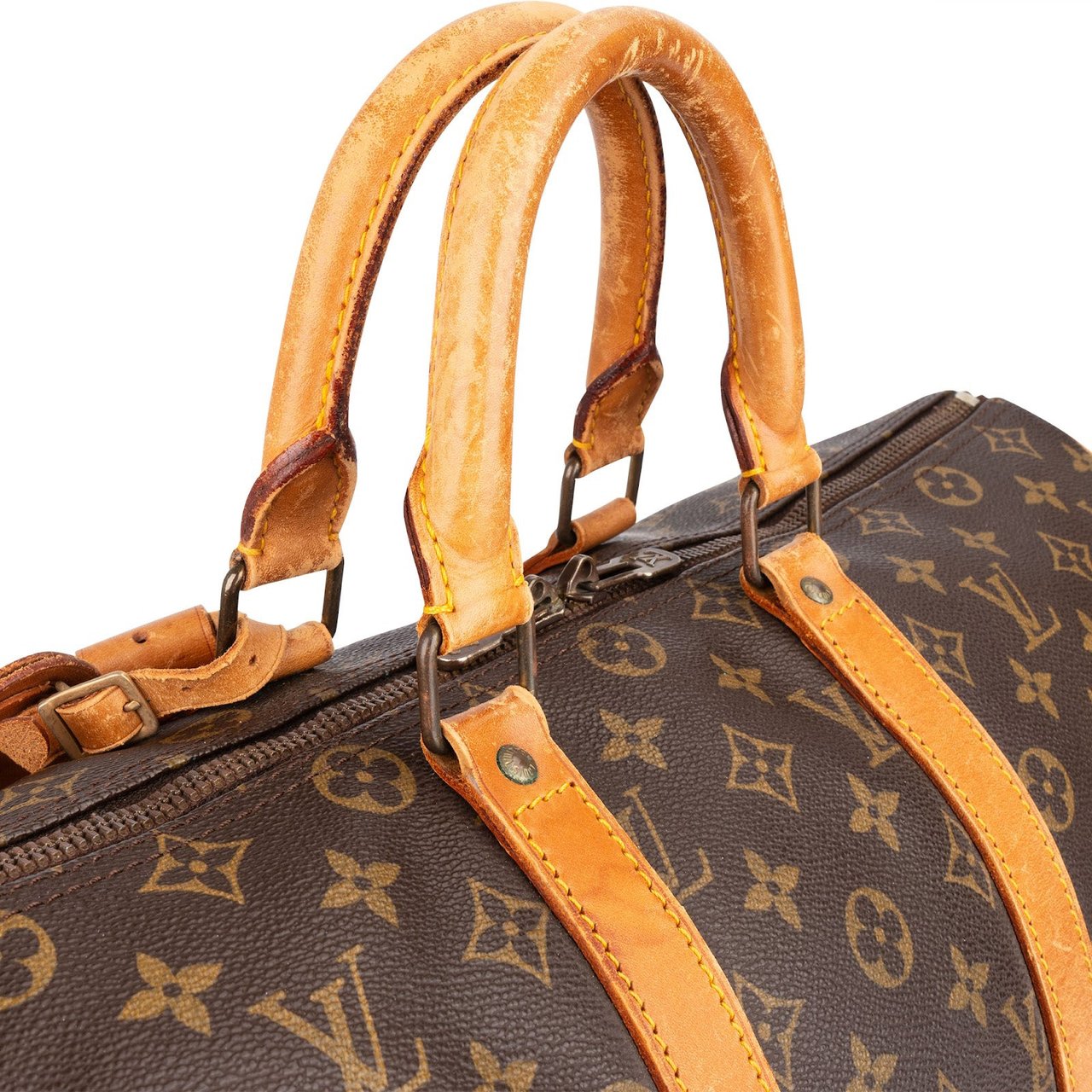 Louis Vuitton Louis Vuitton Monogram Canvas Keepall 45 Travel Bag Bruin