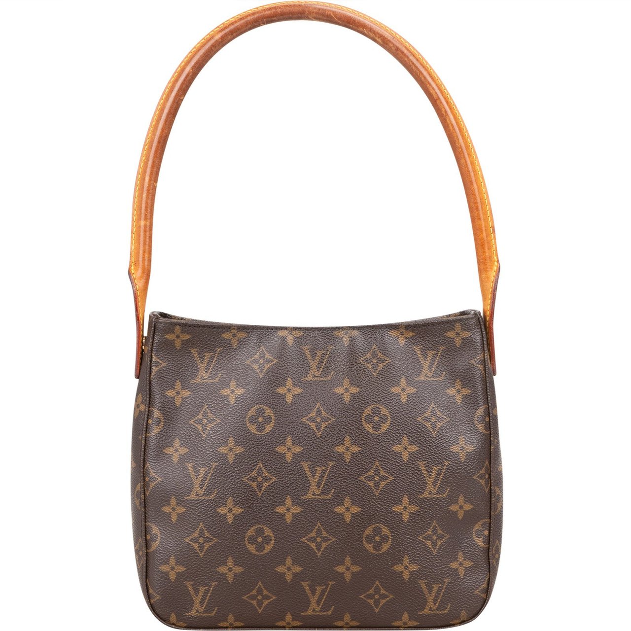 Louis Vuitton Louis Vuitton Canvas Monogram Looping MM Shoulder Bag Bruin