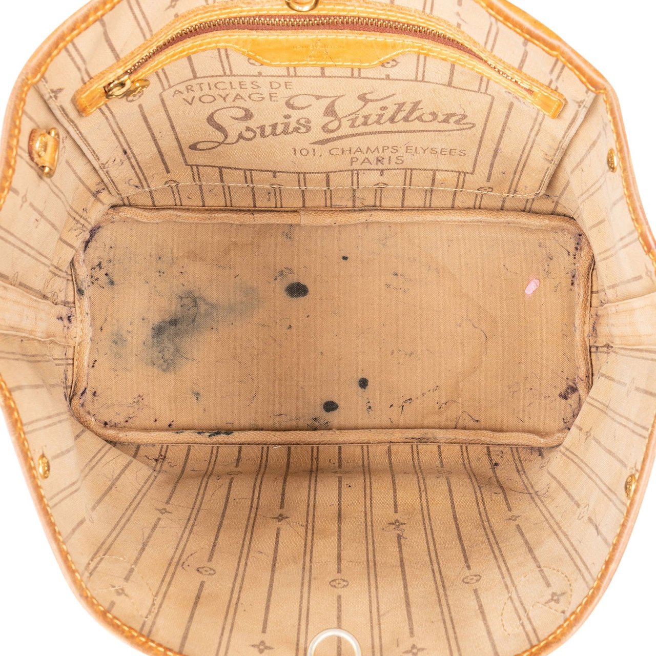 Louis Vuitton Louis Vuitton Monogram Canvas Neverfull PM Handbag Bruin