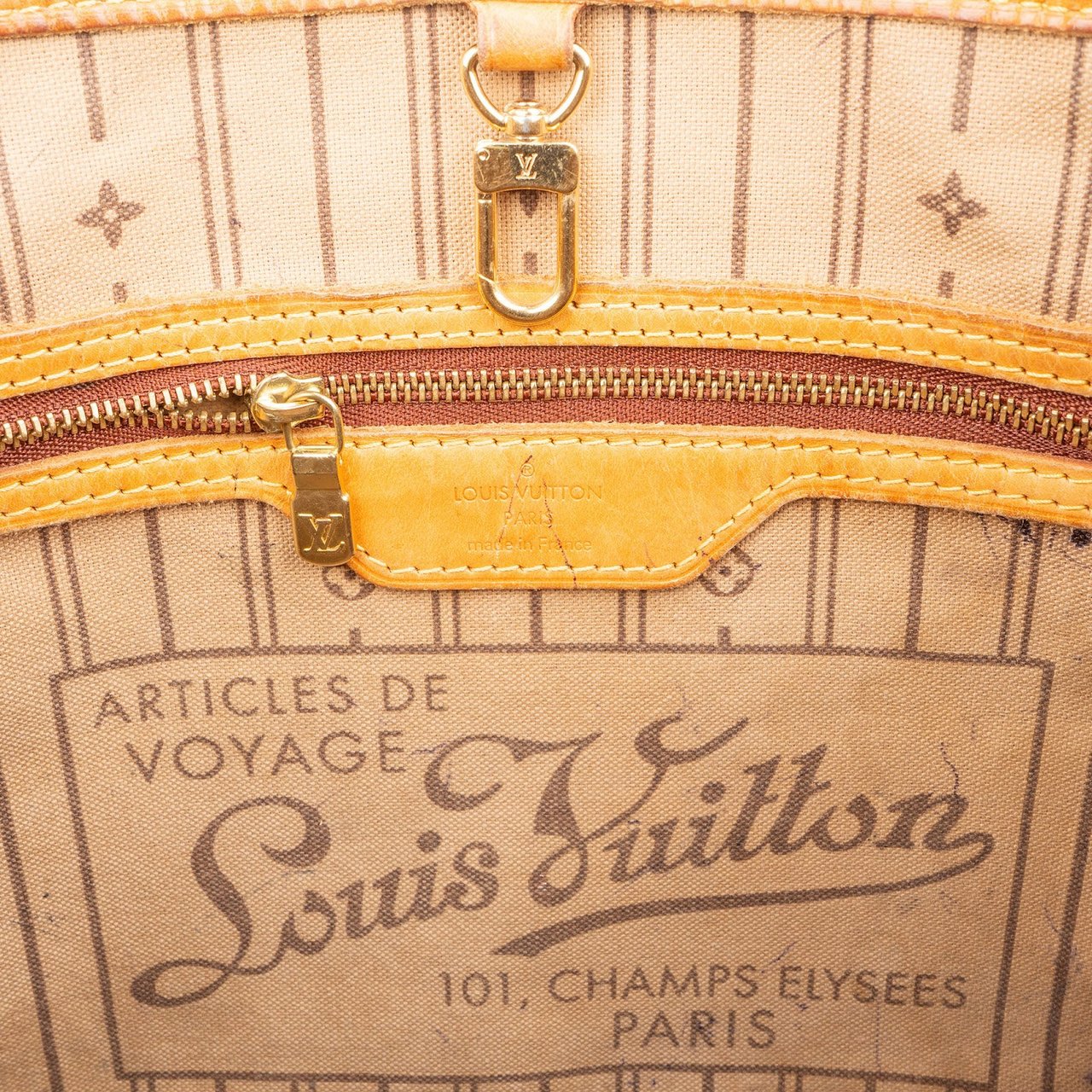 Louis Vuitton Louis Vuitton Monogram Canvas Neverfull PM Handbag Bruin