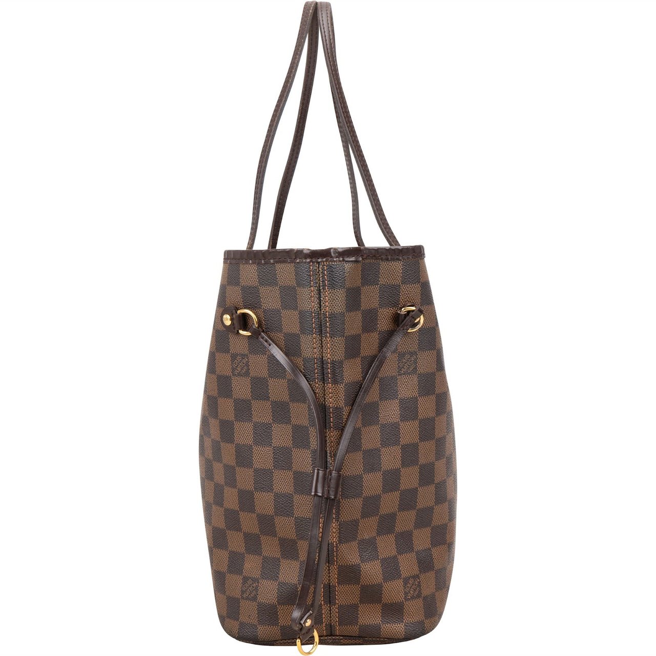 Louis Vuitton Louis Vuitton Monogram Damier Ebene Canvas Neverfull MM Shoulder Bag Bruin