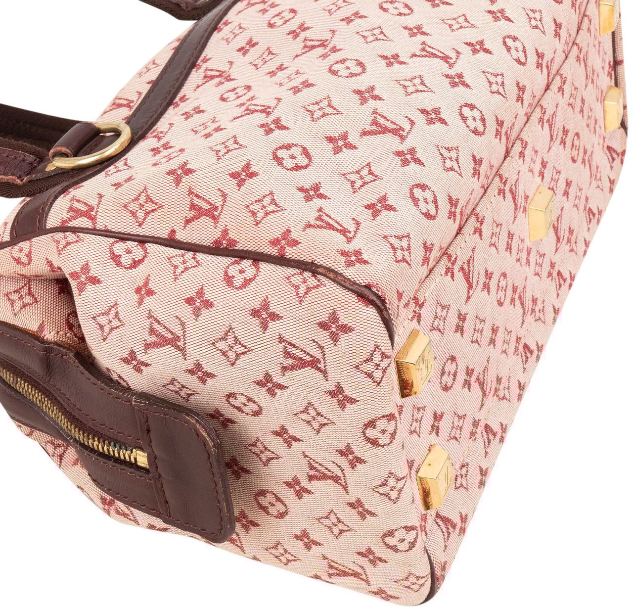 Louis Vuitton Louis Vuitton Mini Lin Monogram Josephine PM Handbag Rood