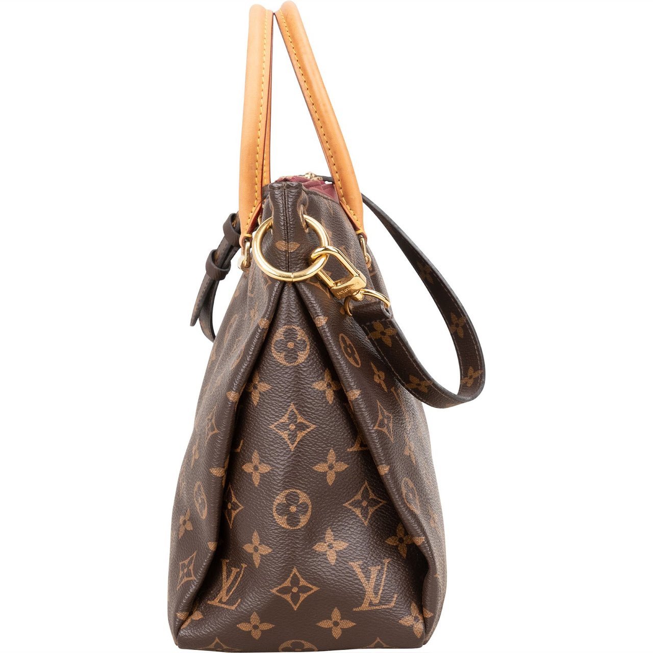 Louis Vuitton Louis Vuitton Monogram Canvas Pallas MM Handbag Bruin
