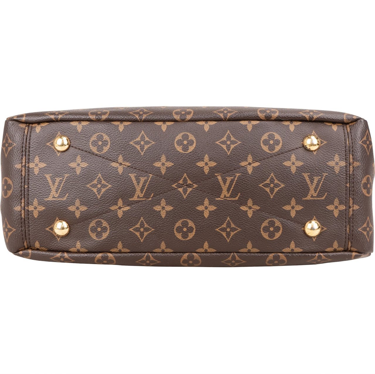 Louis Vuitton Louis Vuitton Monogram Canvas Pallas MM Handbag Bruin