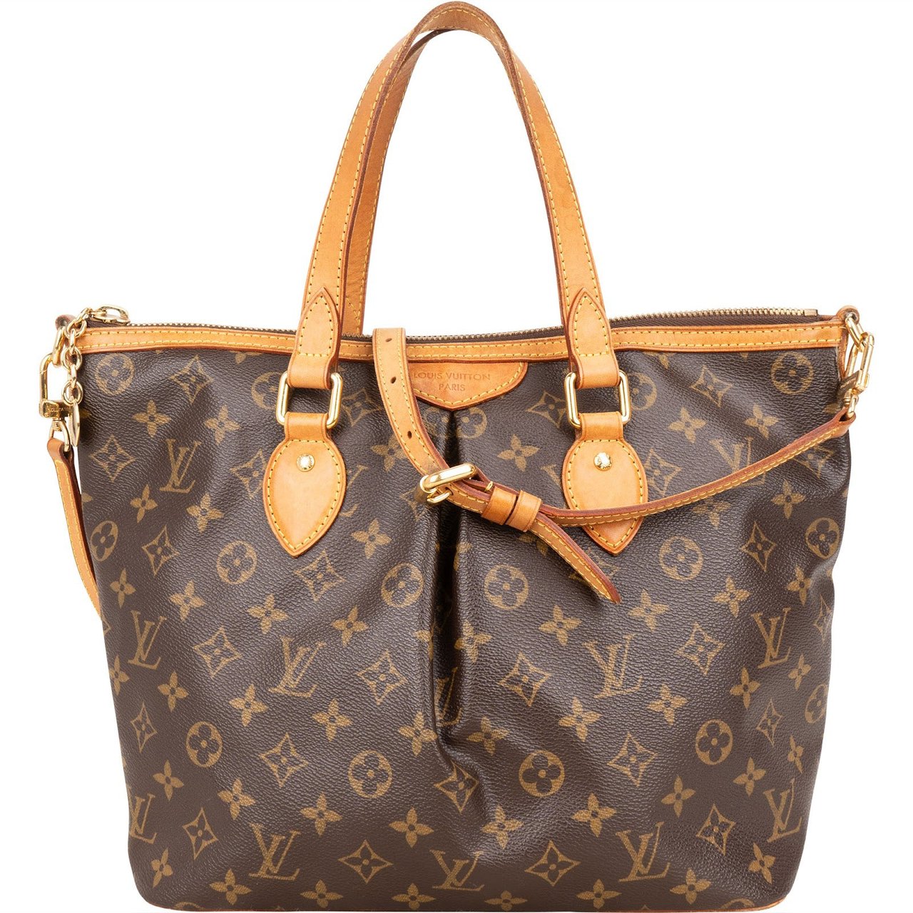 Louis Vuitton Louis Vuitton Monogram Canvas Palermo PM Handbag Bruin