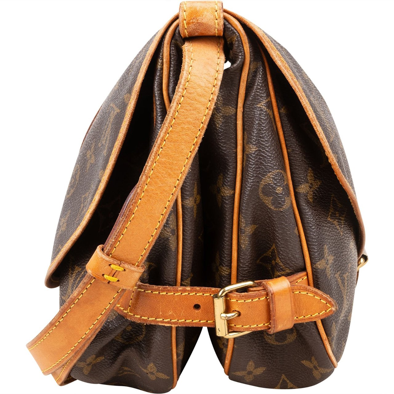 Louis Vuitton Louis Vuitton Monogram Canvas Saumur 30 Crossbody Bag Bruin