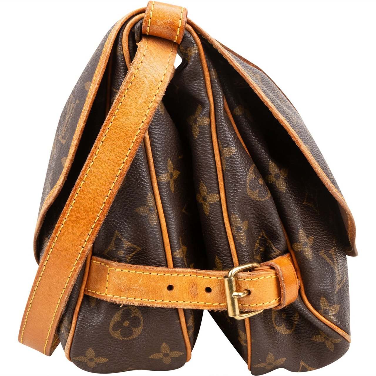 Louis Vuitton Louis Vuitton Monogram Canvas Saumur 30 Crossbody Bag Bruin
