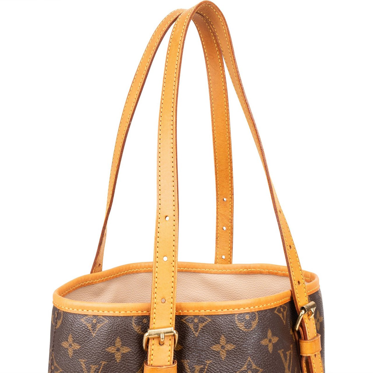 Louis Vuitton Louis Vuitton Monogram Canvas Bucket GM Shoulder Bag Bruin