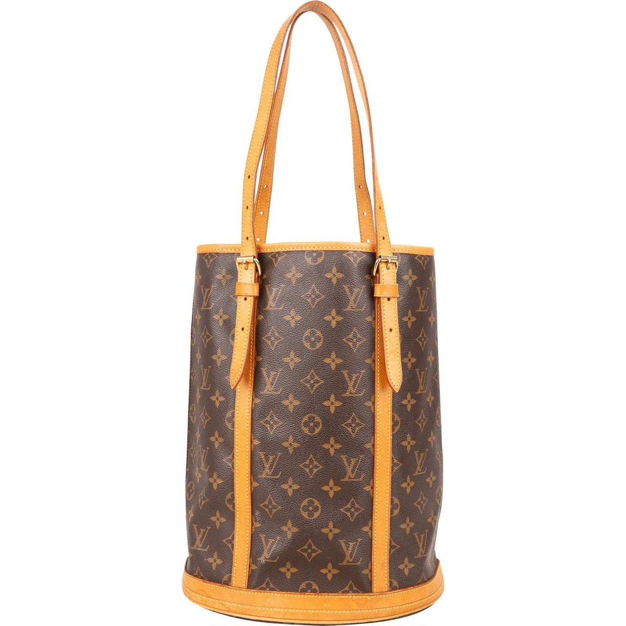 Louis Vuitton Louis Vuitton Monogram Canvas Bucket GM Shoulder Bag Bruin