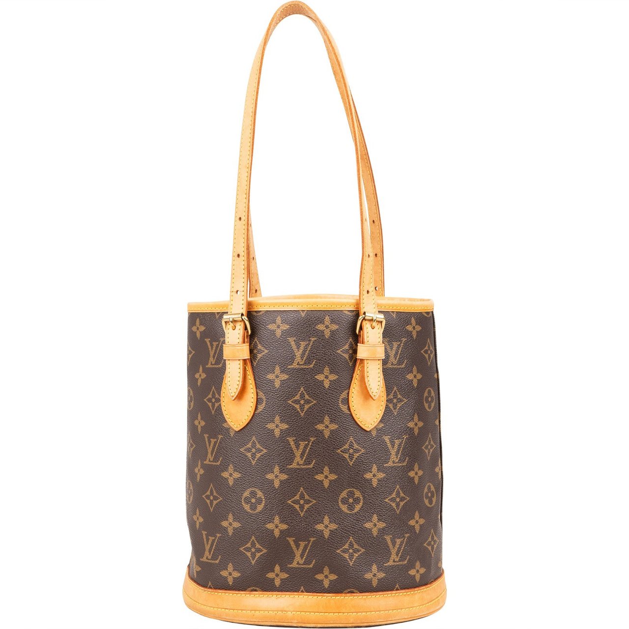 Louis Vuitton Louis Vuitton Monogram Canvas Bucket PM Shoulder Bag Bruin