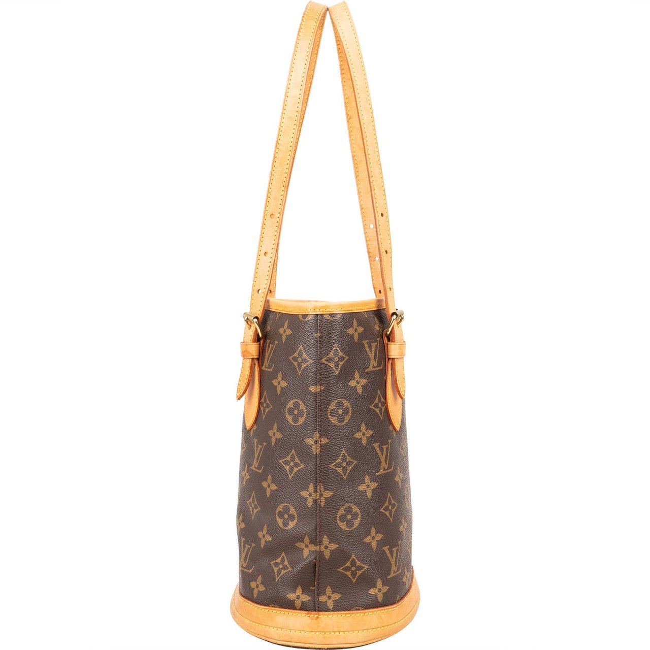 Louis Vuitton Louis Vuitton Monogram Canvas Bucket PM Shoulder Bag Bruin