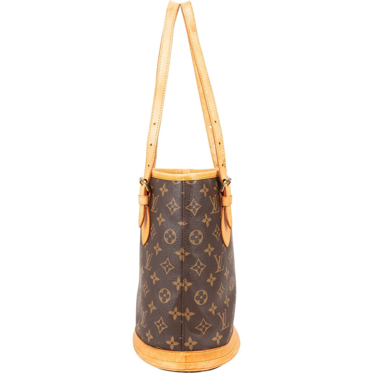 Louis Vuitton Louis Vuitton Monogram Canvas Bucket PM Shoulder Bag Bruin