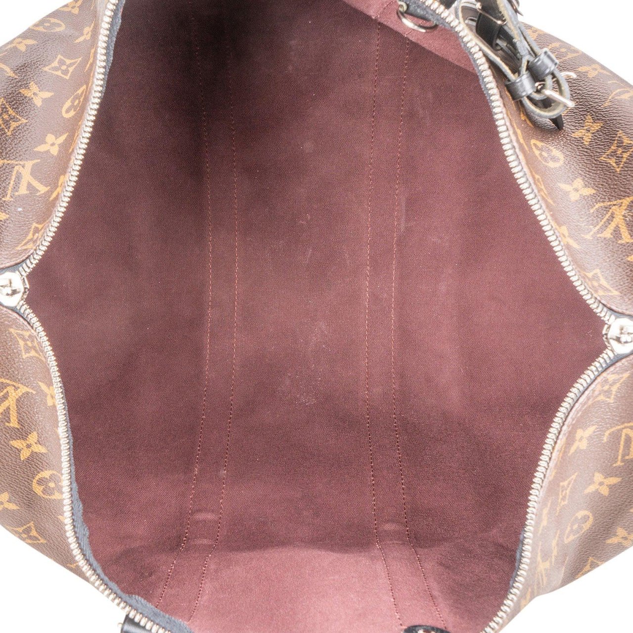 Louis Vuitton Louis Vuitton Monogram Macassar Keepall 45 Bandoulière Travel Bag Bruin