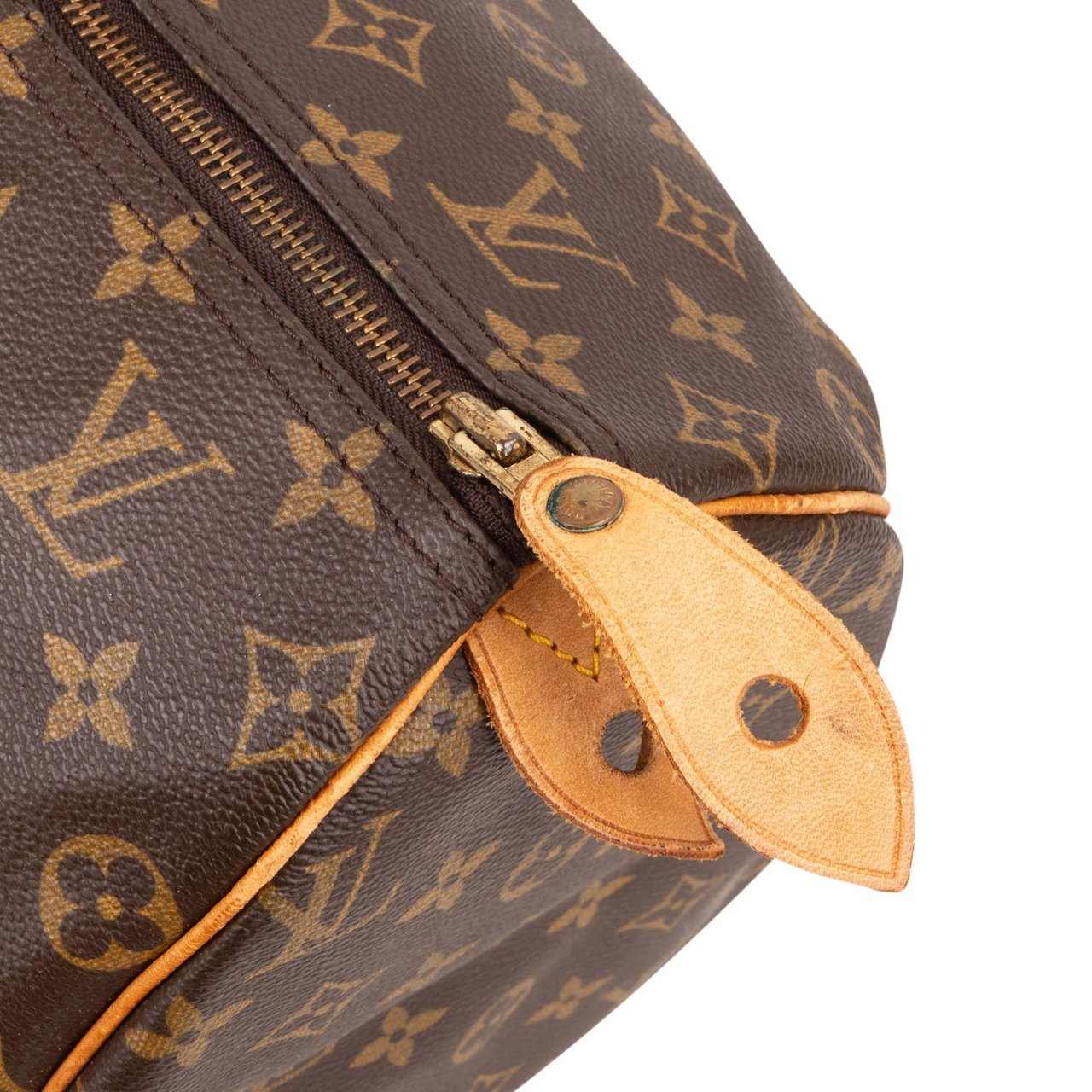 Louis Vuitton Louis Vuitton Monogram Canvas Speedy 40 Handbag Bruin