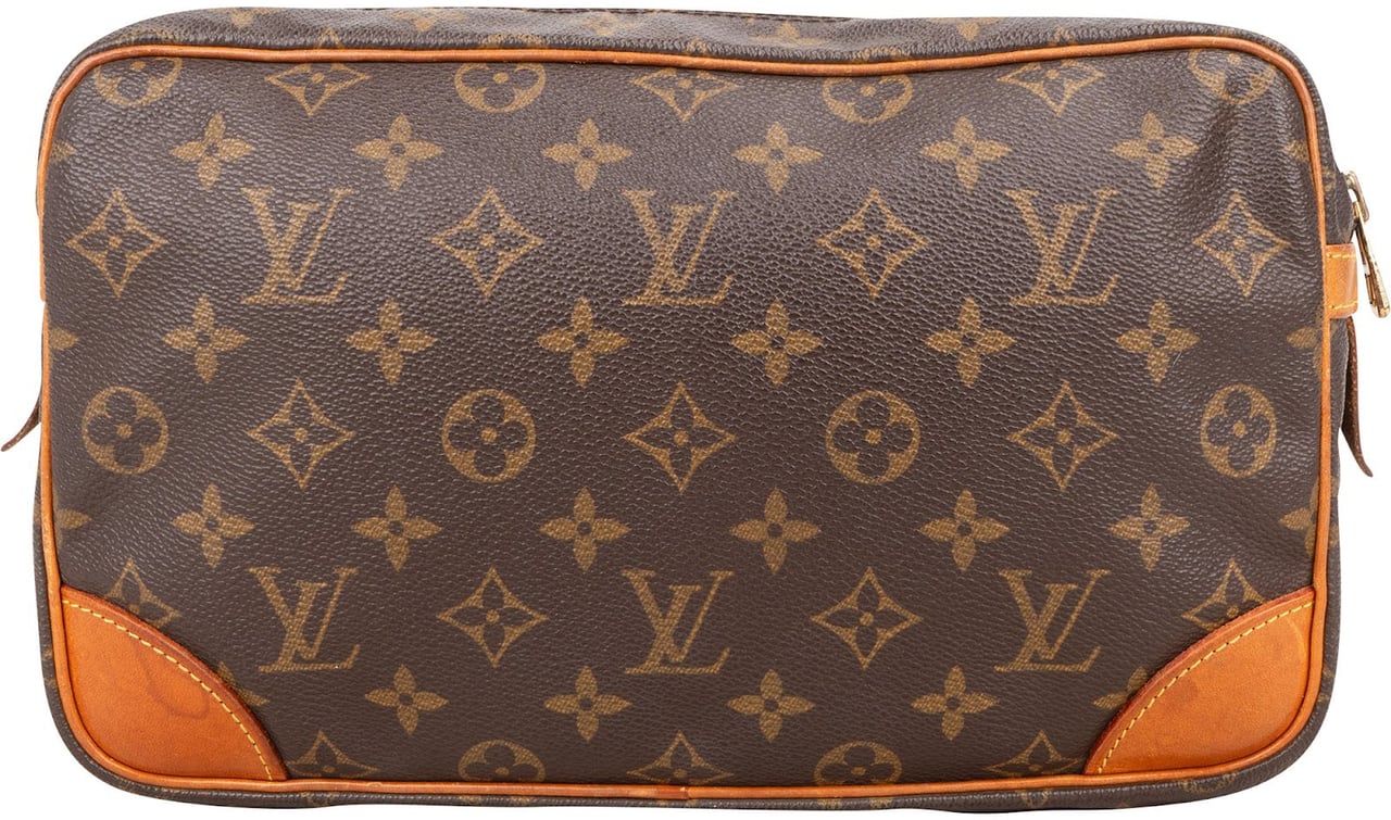 Louis Vuitton Louis Vuitton Monogram Canvas Compiegne 28 Clutch Bruin