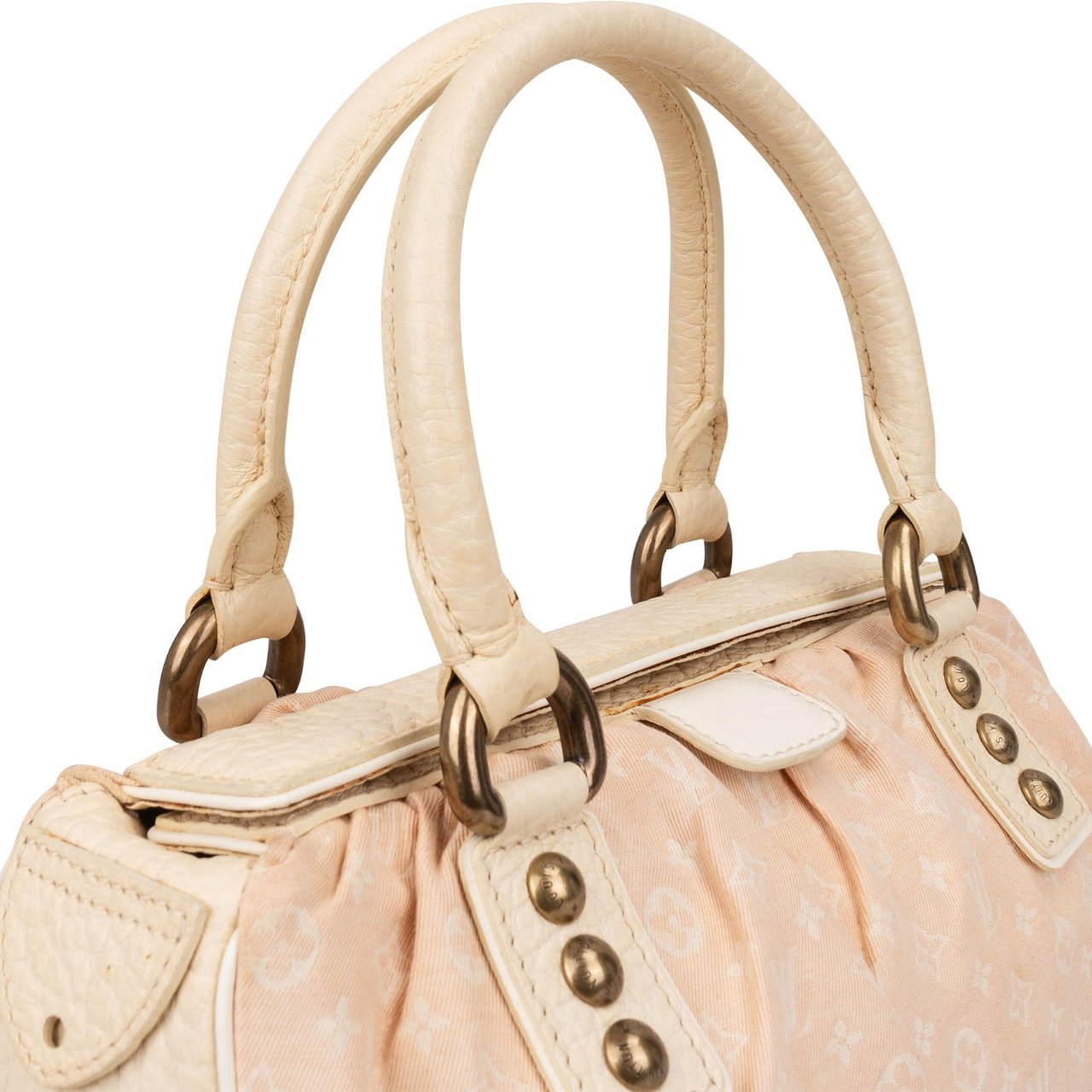 Louis Vuitton Monogram Mini Lin Trapeze PM Handbag Rood