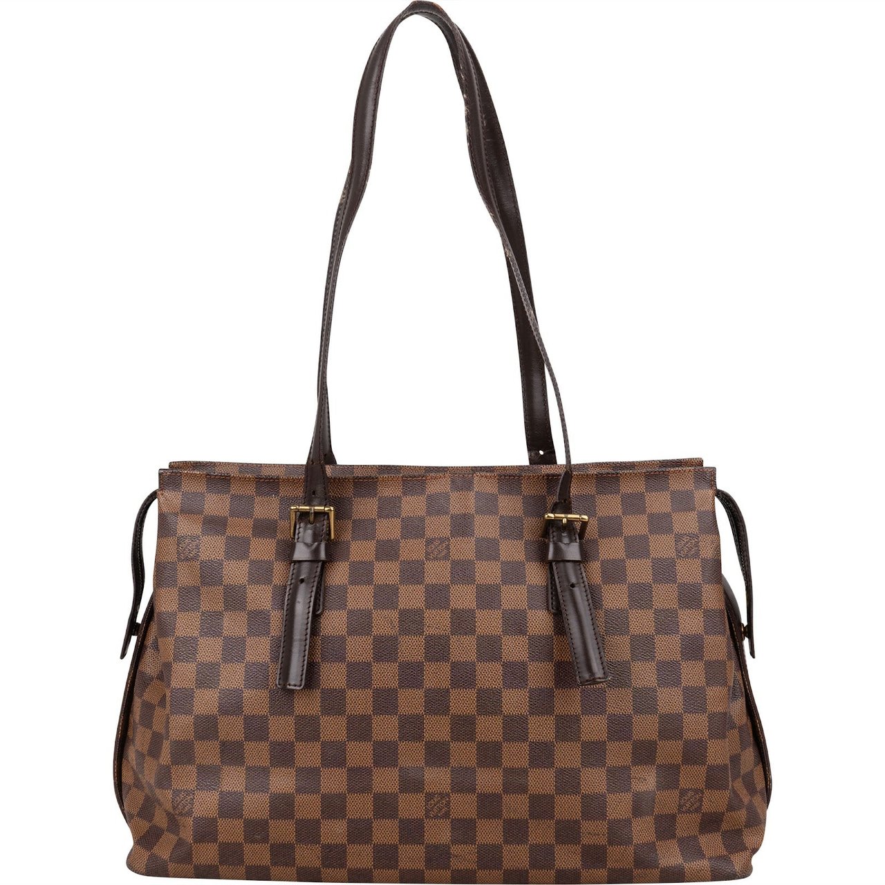 Louis Vuitton Louis Vuitton Monogram Damier Ebene Canvas Chelsea Shoulder Bag Bruin