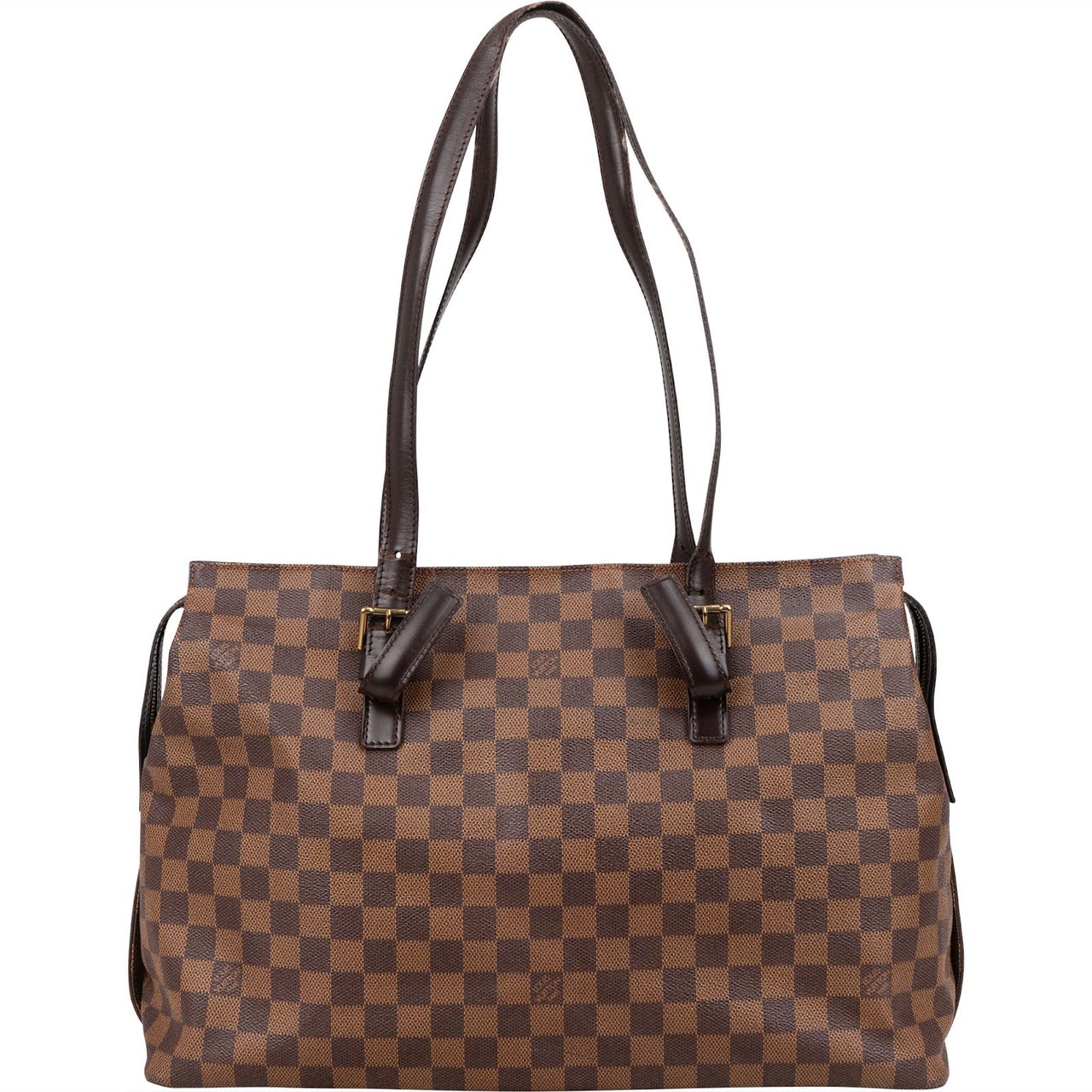 Louis Vuitton Louis Vuitton Monogram Damier Ebene Canvas Chelsea Shoulder Bag Bruin