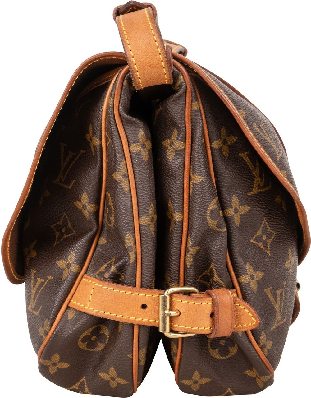 Louis Vuitton Louis Vuitton Monogram Canvas Saumur 30 Crossbody Bag Bruin