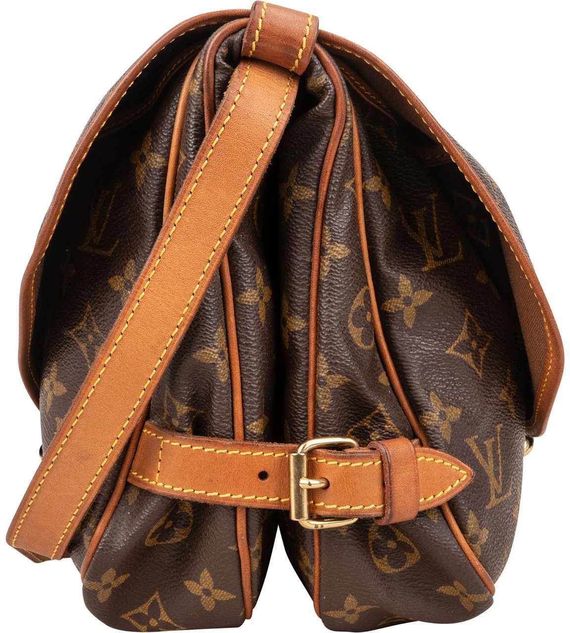 Louis Vuitton Louis Vuitton Monogram Canvas Saumur 30 Crossbody Bag Bruin
