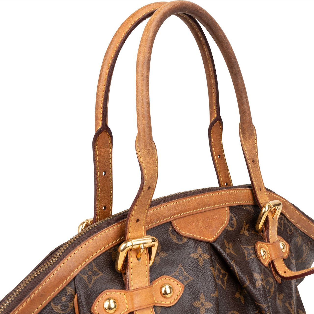 Louis Vuitton Louis Vuitton Monogram Canvas Tivoli GM Shoulder Bag Bruin