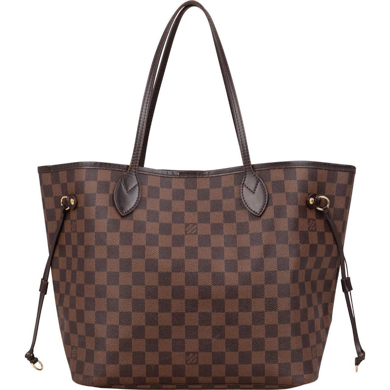 Louis Vuitton Louis Vuitton Monogram Damier Ebene Neverfull MM Shoulder Bag Bruin