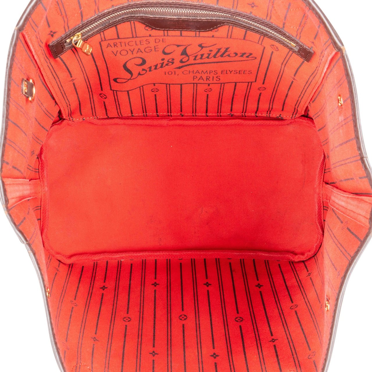 Louis Vuitton Louis Vuitton Monogram Damier Ebene Neverfull MM Shoulder Bag Bruin