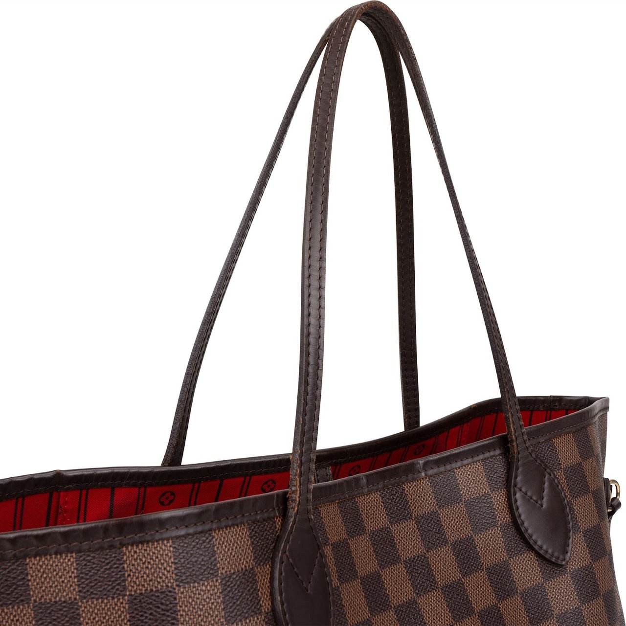 Louis Vuitton Louis Vuitton Monogram Damier Ebene Neverfull MM Shoulder Bag Bruin