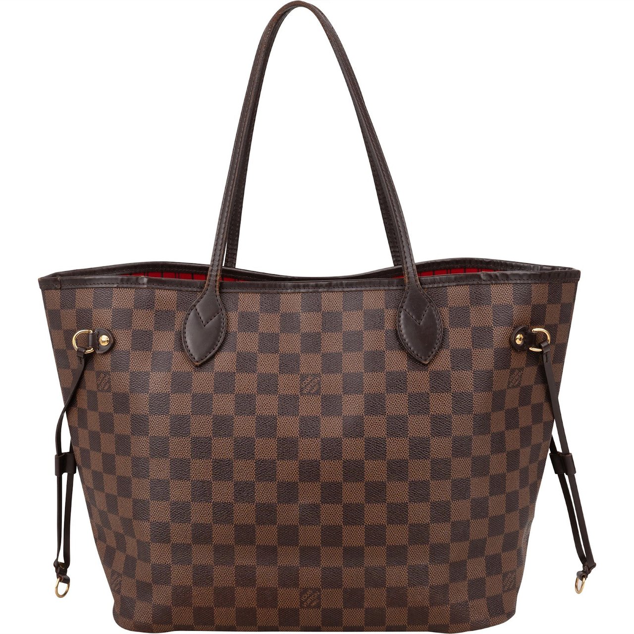 Louis Vuitton Louis Vuitton Monogram Damier Ebene Neverfull MM Shoulder Bag Bruin