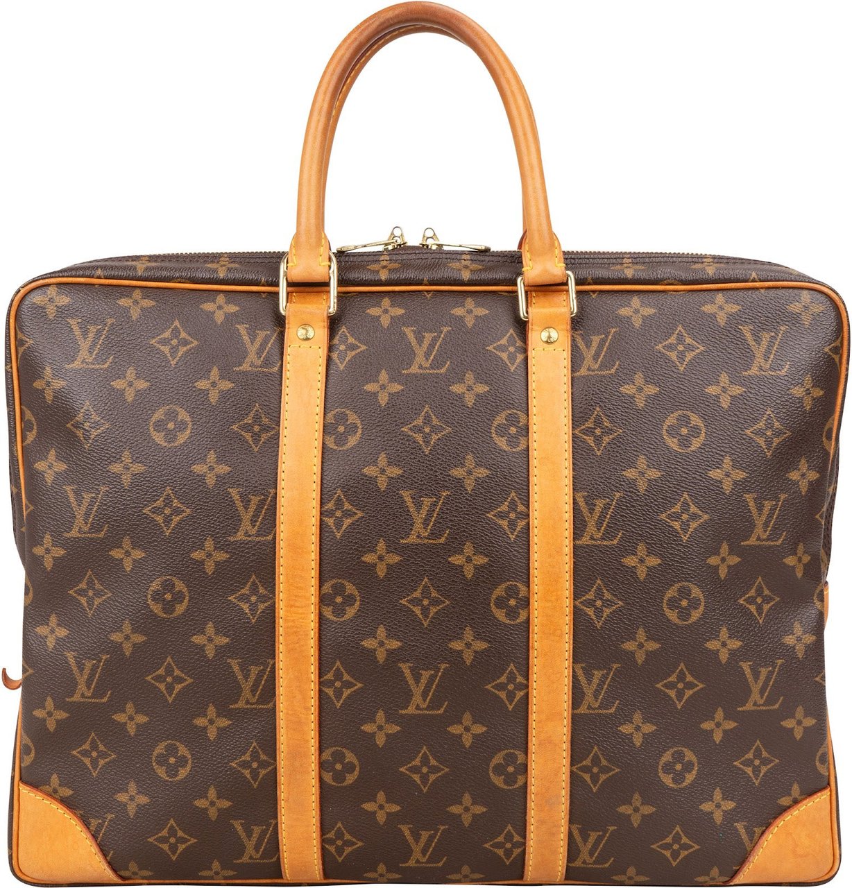 Louis Vuitton Louis Vuitton Monogram Canvas Porte-Documents Business Handbag Bruin