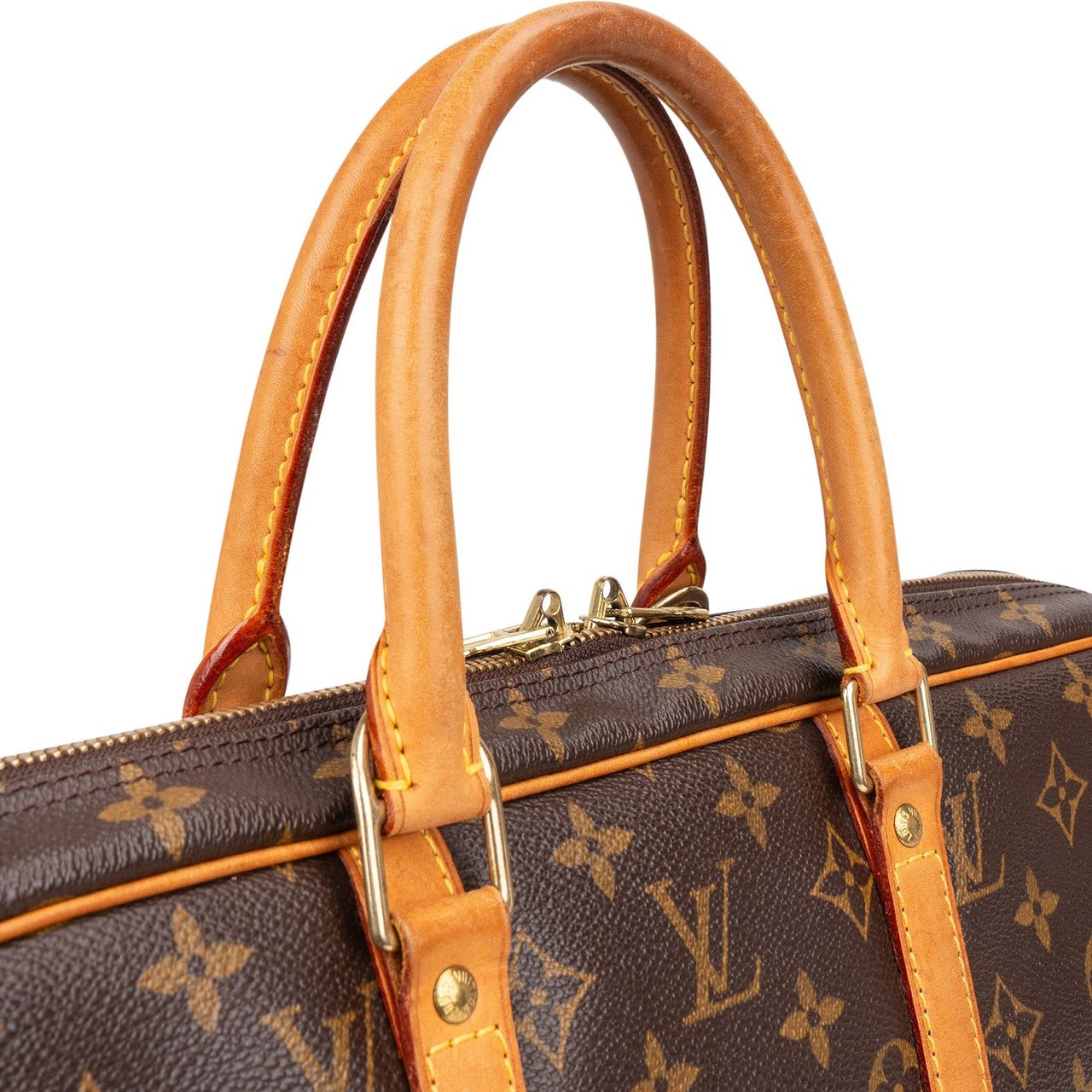 Louis Vuitton Louis Vuitton Monogram Canvas Porte-Documents Business Handbag Bruin