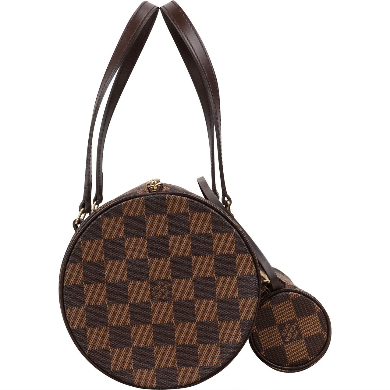 Louis Vuitton Louis Vuitton Monogram Damier Ebene Canvas Papillon Set Handbag Bruin