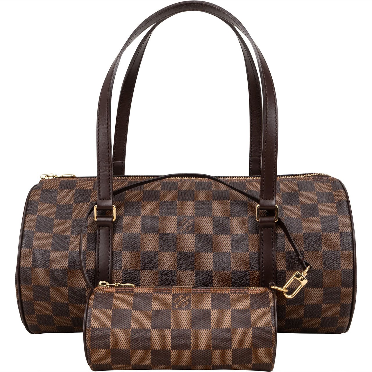 Louis Vuitton Louis Vuitton Monogram Damier Ebene Canvas Papillon Set Handbag Bruin