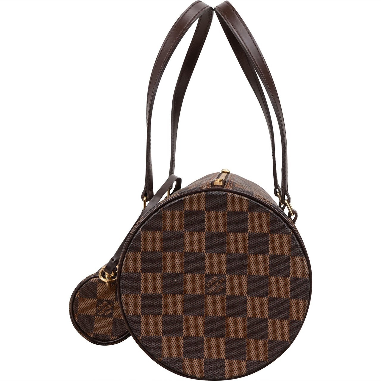 Louis Vuitton Louis Vuitton Monogram Damier Ebene Canvas Papillon Set Handbag Bruin