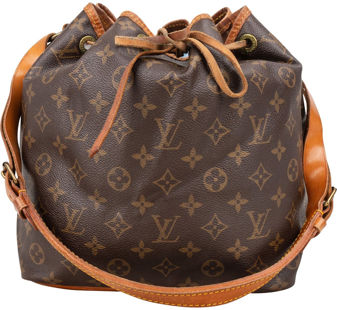 Louis Vuitton Louis Vuitton Monogram Canvas Sac Noé Petit Shoulder Bag Bruin