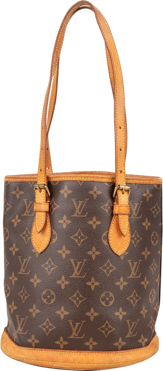 Louis Vuitton Louis Vuitton Monogram Canvas Bucket PM Shoulder Bag Bruin