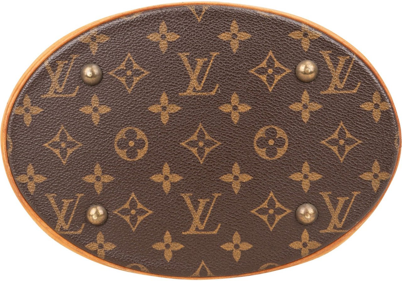 Louis Vuitton Louis Vuitton Monogram Canvas Bucket PM Shoulder Bag Bruin