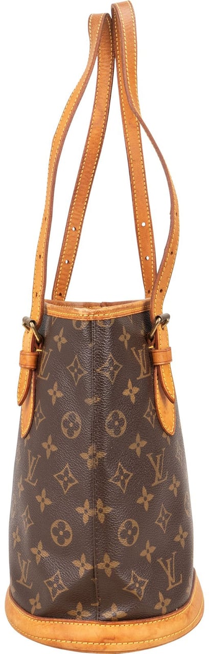 Louis Vuitton Louis Vuitton Monogram Canvas Bucket PM Shoulder Bag Bruin