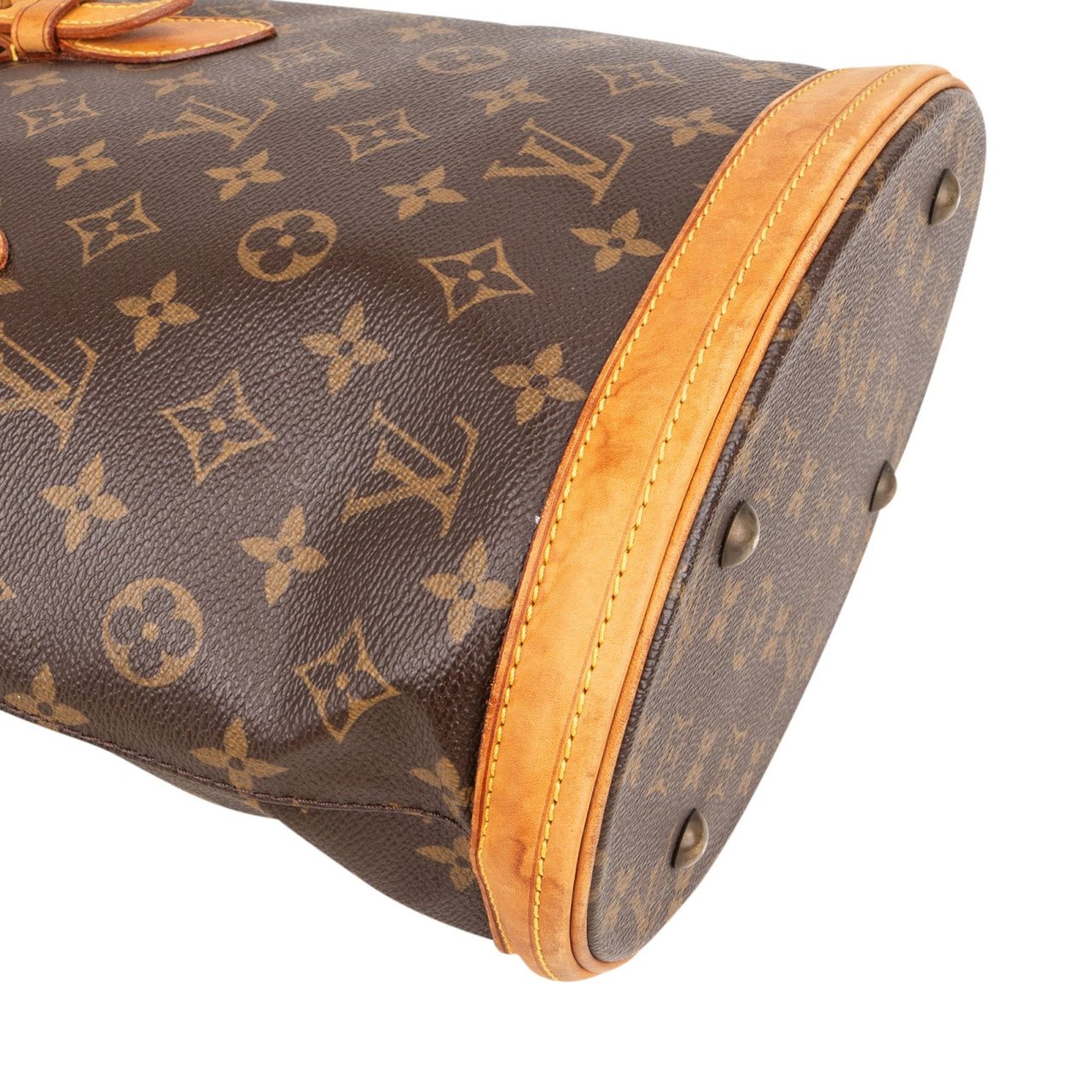 Louis Vuitton Louis Vuitton Monogram Canvas Bucket PM Shoulder Bag Bruin