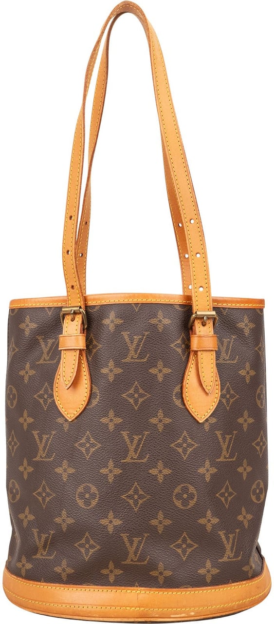 Louis Vuitton Louis Vuitton Monogram Canvas Bucket PM Shoulder Bag Bruin