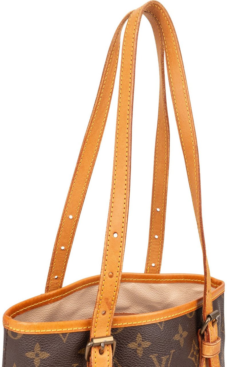 Louis Vuitton Louis Vuitton Monogram Canvas Bucket PM Shoulder Bag Bruin