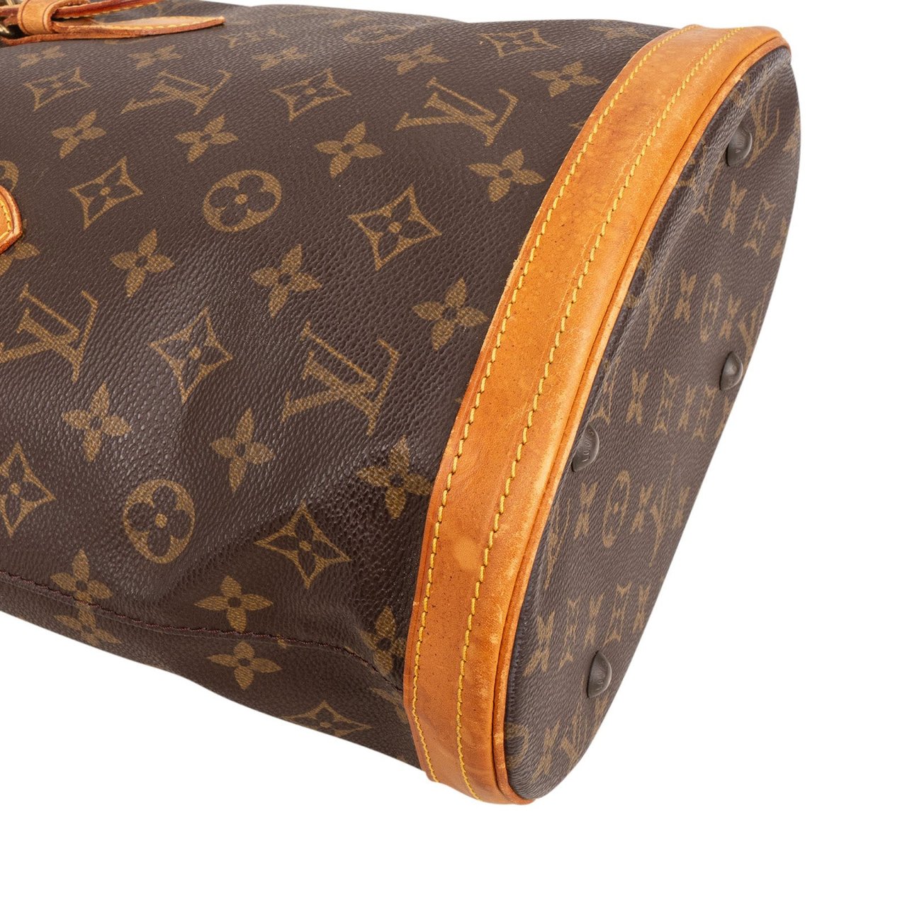 Louis Vuitton Louis Vuitton Monogram Canvas Bucket PM Shoulder Bag Bruin